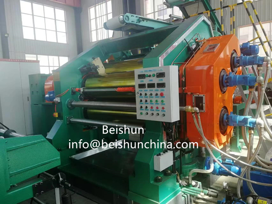 Αγορά Υδατική ψύξη Τρία ρολ καουτσούκ Calender Machine PLC σύστημα ελέγχου online manufacture