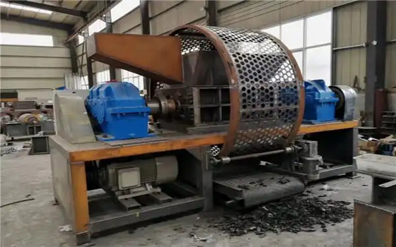 Αγορά 35kw*2 Τελαχιστοποιητής ελαστικών αποβλήτων κινητήρα Μέγεθος ελαστικού εισόδου Λιγότερο από 1200 mm online manufacture