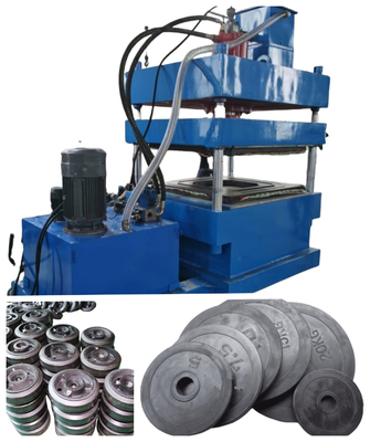 Αγορά 4.0MN Δύναμη δέσμευσης Ρουτίνα Barbell Plate Hot Press Vulcanizing Machine Ρουτίνα Dumbbell Making Machine online manufacture