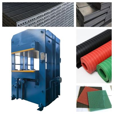 Αγορά Semi-automatic Rubber Frame Vulcanizing Machine with 500-ton Clamping Force for Rubber Anti-slip Mats and Shock-absorbing Mat Manufacturing online manufacture