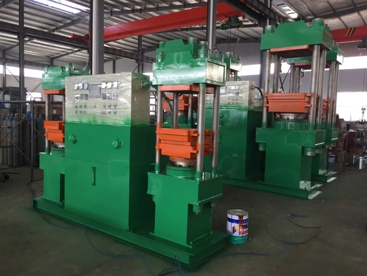 Διπλό σετ Rubber Vulcanizing Press Machine PLC Control Rubber Vulcanizer