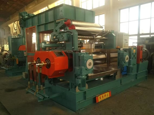 Χαμηλή τιμή 110kw ισχύς σύνθετο καουτσούκ ανοιχτό μύλο διπλό ρολό σκληρύνοντας διαδικασία μεγαλύτερη διάρκεια ζωής
