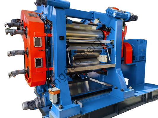 Καλή τιμή Ρυθμίσιμη ταχύτητα κυλίνδρου 2 3 4 κυλίνδρος ελαστικό καλάντερ με μήκος κυλίνδρου 1000 mm σε απευθείας σύνδεση