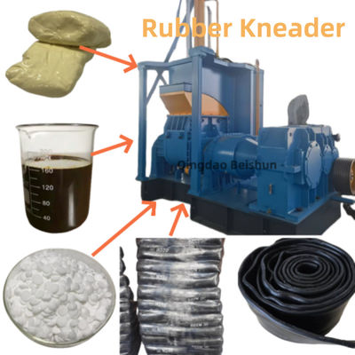 Καλή τιμή 110L Pneumatic Rubber Kneader Mixer μπορεί να αναμείξει καουτσούκ με σκληρότητα 80 Shore A και γωνία κλίσης 140° σε απευθείας σύνδεση