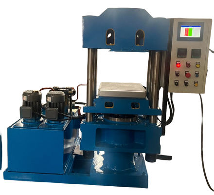 Καλή τιμή 250mm Plunger Diameter Rubber Vulcanizing Press Machine with Manual Operation and 57.6kw×2 Heating Power σε απευθείας σύνδεση