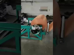 Χρήση καλάντερ ελαστικού μεταφορικού ιμάντα Πίεσε το φύλλο ελαστικού και το στρώμα υφάσματος σταθερά μαζί