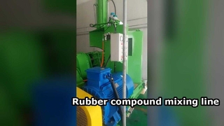 110KW Rubber Kneader Mixes Plastic Durable